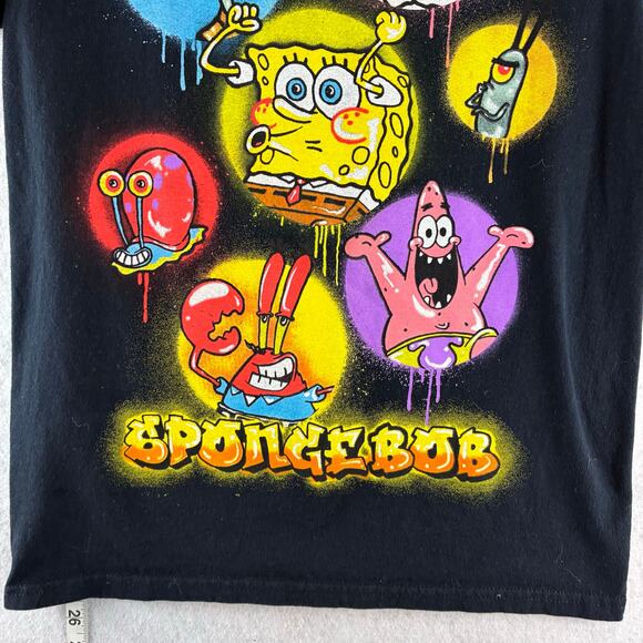 Nickelodeon Official SpongeBob SquarePants Graphic T-Shirt 100% Cotton Small - Picture 2 of 6